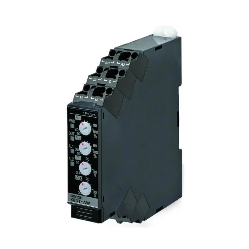 Omron Single Phase Monitoring Relay 1 Phase SPDT DIN Rail Mount 240V AC 2mA to 500mA Current Sensitivity K8DT-AW1CA