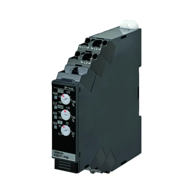 Omron Monitoring Relay 3 Phase SPST Contact DIN Rail Mount 480V AC K8DT-PM2TN