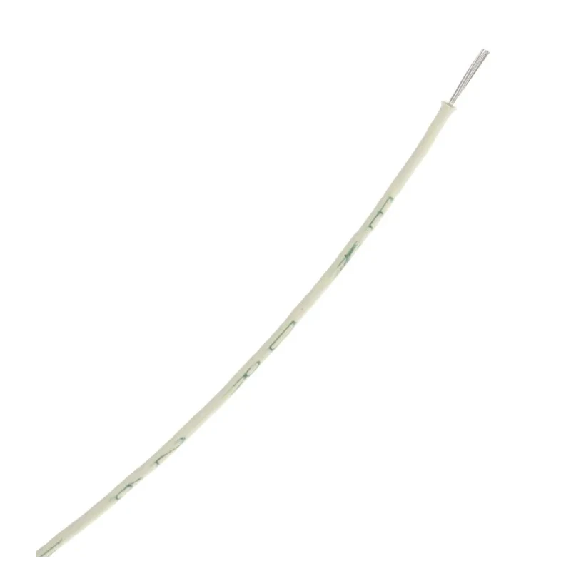 RS PRO Yellow Hook Up Wire 26 AWG 19x0.1 mm Core Strands 100 m Polyamide Insulation 600V ac 260°C 111-3141
