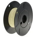 RS PRO Yellow Hook Up Wire 26 AWG 19x0.1 mm Core Strands 100 m Polyamide Insulation 600V ac 260°C 111-3141