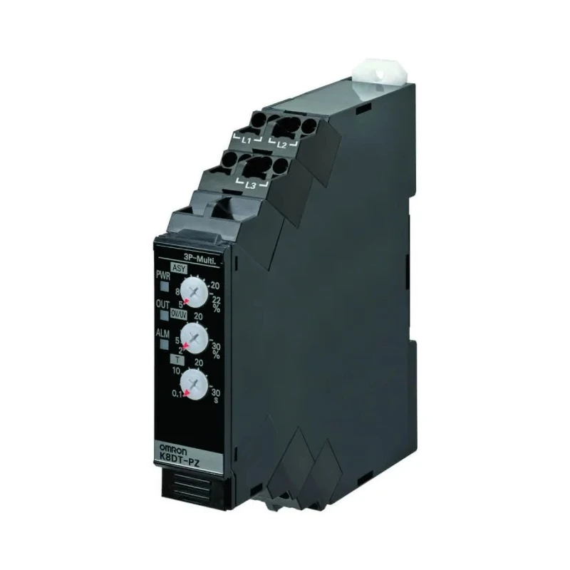 Omron 3 Phase Monitoring Relay, SPST 10A Contact, DIN Rail Mount, 480V AC Supply, Model K8DT-PZ2TN