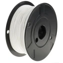 RS PRO White Hook Up Wire 14 AWG Nickel Plated Copper Conductor 37x0.25 mm Strands 2.24 mm OD 100 m Polyamide 111-3147