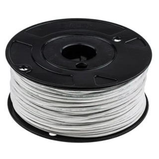 RS PRO White Hook Up Wire 12 AWG, 37/0.32 mm Core Strands, 100 m Length, Polyamide Jacket, Nickel Plated Copper 111-3148