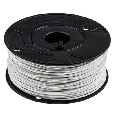 RS PRO White Hook Up Wire 12 AWG, 37/0.32 mm Core Strands, 100 m Length, Polyamide Jacket, Nickel Plated Copper 111-3148