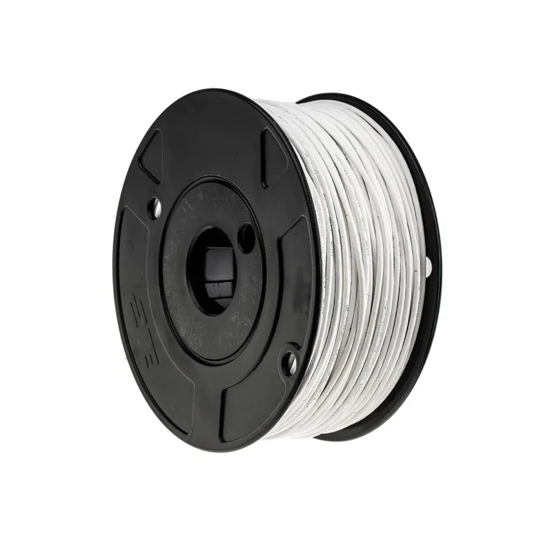 RS PRO White Hook Up Wire 12 AWG, 37/0.32 mm Core Strands, 100 m Length, Polyamide Jacket, Nickel Plated Copper 111-3148