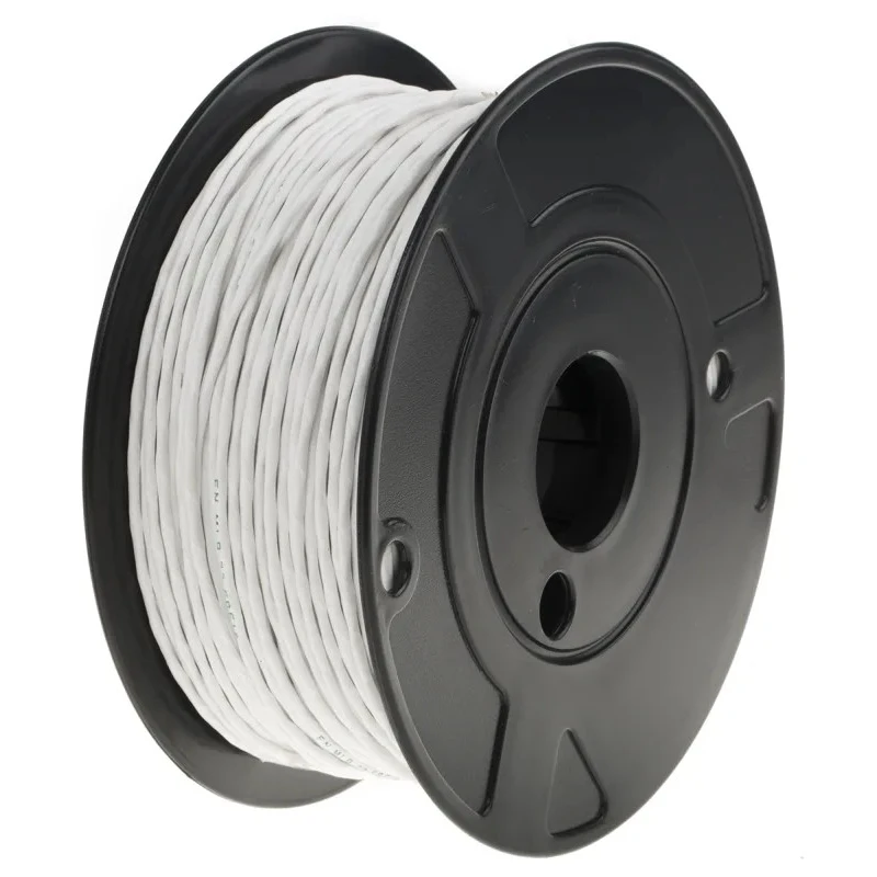 RS PRO Data Cable 1 Pairs 2 Cores 100 m White Sheath Polytetrafluoroethylene Polyimide Tape 111-3155