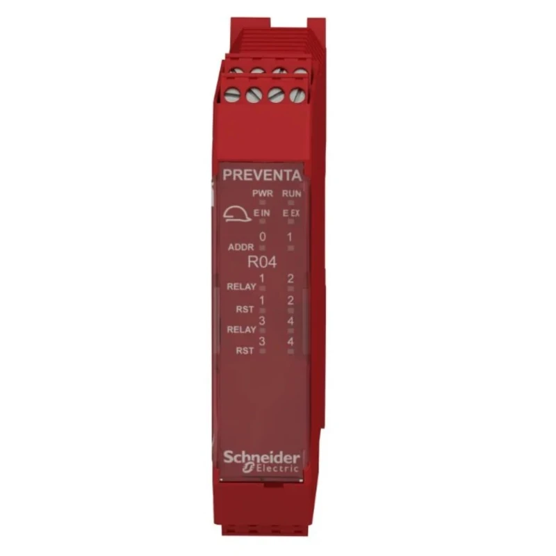Schneider Electric Preventa Series Output Module, 4 Inputs, 4 Outputs, 24V dc XPSMCMRO0004