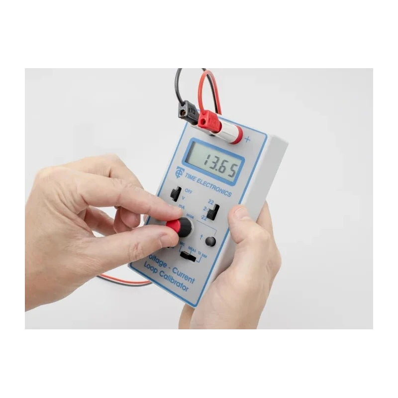 Time Electronics Current Voltage Loop Calibrator, ±0.02% Accuracy, 1 μA Resolution, Battery Powered, 142mm Height, 78mm 1048