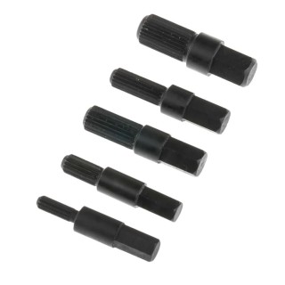 RS PRO 5 piece Plastic Chrome Vanadium Steel Screw Extractor Set 423-6685