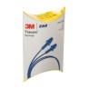 3M E.A.R Tracer Series Blue Reusable Corded Ear Plugs Metal Detectable 29 dB Noise Reduction TR-01-000