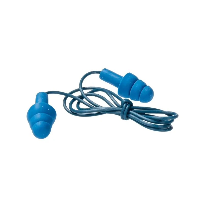 3M E.A.R Tracer Series Blue Reusable Corded Ear Plugs Metal Detectable 29 dB Noise Reduction TR-01-000