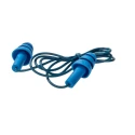 3M E.A.R Tracer Series Blue Reusable Corded Ear Plugs Metal Detectable 29 dB Noise Reduction TR-01-000