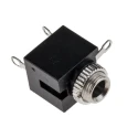 Belden 3.5 mm Chassis Mount Female Stereo Jack Connector 2 Ways 4A IES100-3