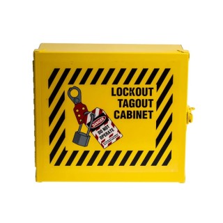 Brady Steel Yellow Lockout Station Cabinet 178mm x 203mm x 76mm LCWA