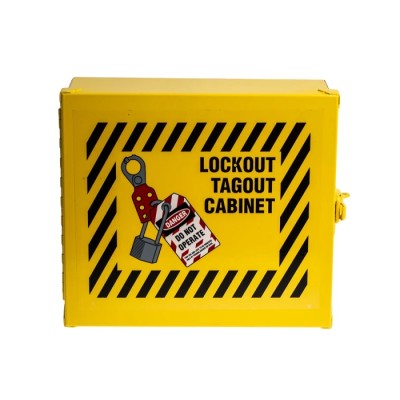 Brady Steel Yellow Lockout Station Cabinet 178mm x 203mm x 76mm LCWA