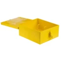 Brady Steel Yellow Lockout Station Cabinet 178mm x 203mm x 76mm LCWA