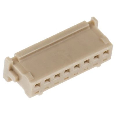 Hirose DF13 Male Connector Housing 1.25 mm Pitch 8 Way 1 Row Straight 