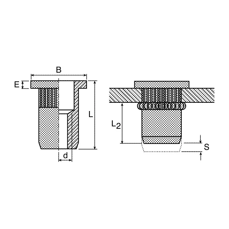 Böllhoff M4 Mandrel Nickel Finish Alloy Steel Thread Size M4 Overall Length 25mm 23511904001