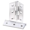 ROCA Electro Polished Stainless Steel Butt Hinge with Knuckle Pin, Screw Fixing, 50mm x 40mm x 1.2mm 423-7098