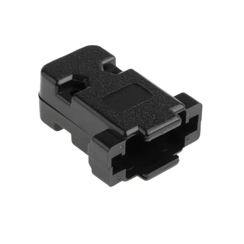 MH Connectors MHCCOV Series ABS Straight D-Sub Backshell, 9 Way Strain Relief MHCCOV-9SC-BK