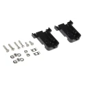 MH Connectors MHCCOV Series ABS Straight D-Sub Backshell, 9 Way Strain Relief MHCCOV-9SC-BK