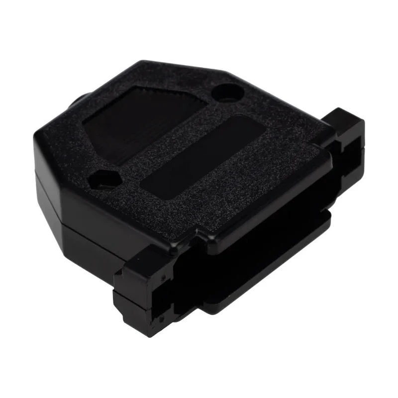 MH Connectors MHCCOV Series ABS Straight D-Sub Backshell 25 Way Strain Relief MHCCOV-25SC-BK