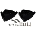 MH Connectors D-Sub Backshell ABS Housing Straight Orientation 37 Contacts Strain Relief MHCCOV-37SC-BK