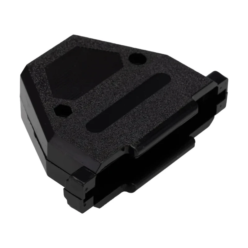 MH Connectors D-Sub Backshell ABS Housing Straight Orientation 37 Contacts Strain Relief MHCCOV-37SC-BK