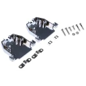 MH Connectors MHCCOV-25SC-MP Series ABS Straight D-Sub Backshell 25 Way Strain Relief MHCCOV-25SC-MP