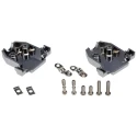 MH Connectors MHCCOV-MP Series ABS Straight D-Sub Backshell, 15 Way Strain Relief MHCCOV-15SC-MP