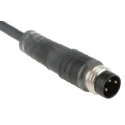 SICK Pneumatic Sensor 3-Pin, 0.3 M Cable with Connector M8, Plastic Housing, IP67 IP65, 30V DC, NO Output, LED Indicator MZT7