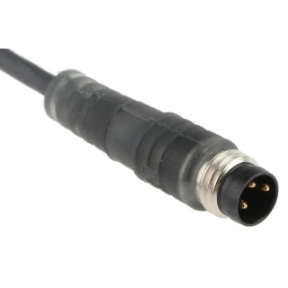 SICK Pneumatic Sensor 3-Pin, 0.3 M Cable with Connector M8, Plastic Housing, IP67 IP65, 30V DC, NO Output, LED Indicator MZT7