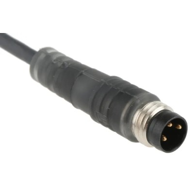 SICK Pneumatic Sensor 3-Pin, 0.3 M Cable with Connector M8, Plastic Housing, IP67 IP65, 30V DC, NO Output, LED Indicator MZT7