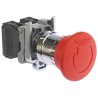 Schneider Electric Harmony XB4 Series Twist Release Emergency Stop Push Button, Panel Mount, 22 mm Cutout, SPDT XB4BS8445