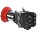 Schneider Electric Harmony XB4 Series Twist Release Emergency Stop Push Button, Panel Mount, 22 mm Cutout, SPDT XB4BS8445