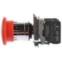 Schneider Electric Harmony XB4 Series Twist Release Emergency Stop Push Button, Panel Mount, 22 mm Cutout, SPDT XB4BS8445