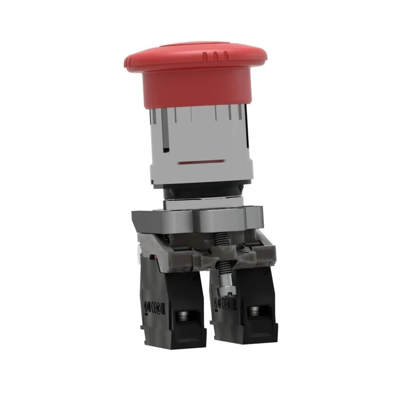 Schneider Electric Harmony XB4 Series Twist Release Emergency Stop Push Button, Panel Mount, 22 mm Cutout, SPDT XB4BS8445