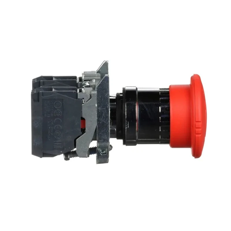 Schneider Electric Harmony XB4 Series Twist Release Emergency Stop Push Button, Panel Mount, 22 mm Cutout, SPDT XB4BS8445