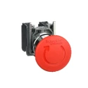 Schneider Electric Harmony XB4 Series Twist Release Emergency Stop Push Button, Panel Mount, 22 mm Cutout, SPDT XB4BS8445