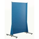 RS PRO Polypropylene Louvre Panel Storage Unit 750 mm x 1000 mm x 1500 mm Blue 424-5487