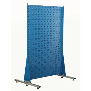 RS PRO Polypropylene Louvre Panel Storage Unit 750 mm x 1000 mm x 1500 mm Blue 424-5487