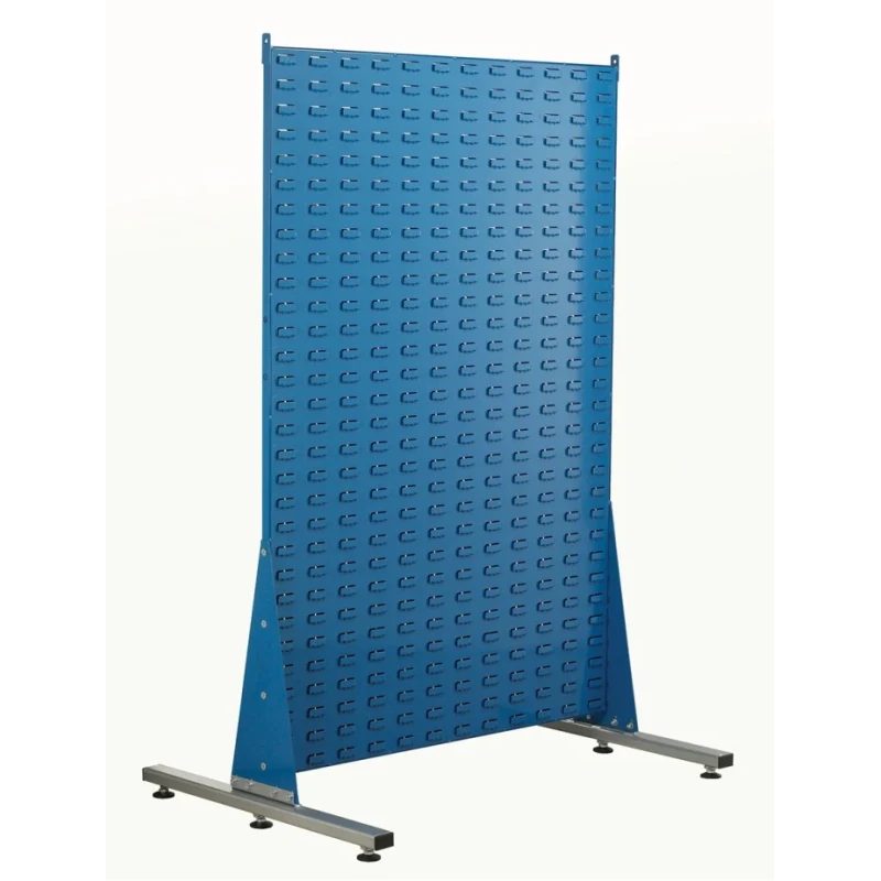 RS PRO Polypropylene Louvre Panel Storage Unit 750 mm x 1000 mm x 1500 mm Blue 424-5487