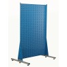 RS PRO Polypropylene Louvre Panel Storage Unit 750 mm x 1000 mm x 1500 mm Blue 424-5487