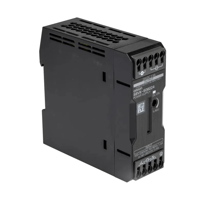 Omron Switched Mode DIN Rail Power Supply 24V DC Output 2.5A 60W S8VK-S