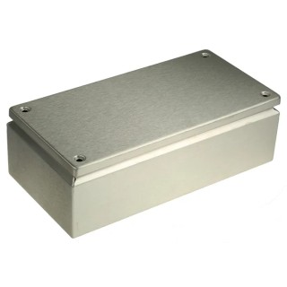 Rittal KL Series 304 Stainless Steel Terminal Box, IP66 Protection, 300 mm x 400 mm x 120 mm 1530010