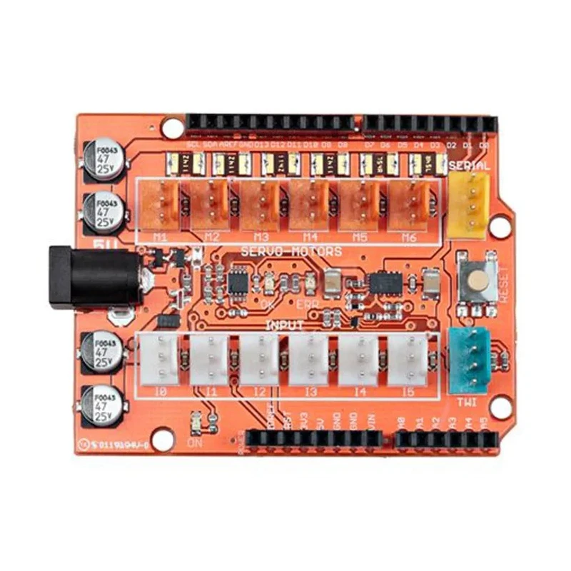 Arduino Tinkerkit Braccio Robotic Arm Shield Kit Controlled via Arduino T050000