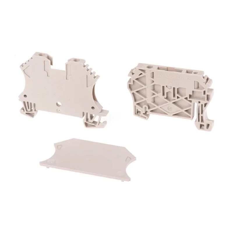 Weidmüller WDU Series DIN Rail Terminal Block Dark Beige, 2.5mm² Cable CSA, 24A Current, 800V, 1-Level Screw 1781720000