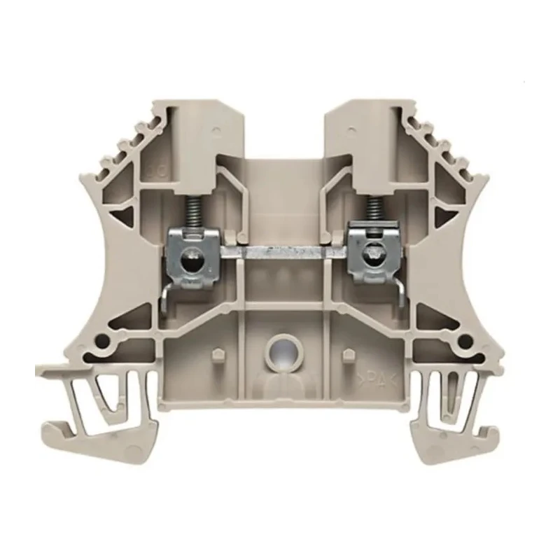 Weidmüller WDU Series DIN Rail Terminal Block Dark Beige, 2.5mm² Cable CSA, 24A Current, 800V, 1-Level Screw 1781720000