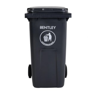 RS PRO 240L Grey Flip Plastic Wheelie Bin Waste Bin 424-9316