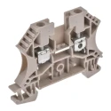 Weidmüller WDU Series DIN Rail Terminal Block Dark Beige 4mm² 1-Level Screw ATEX 1781730000